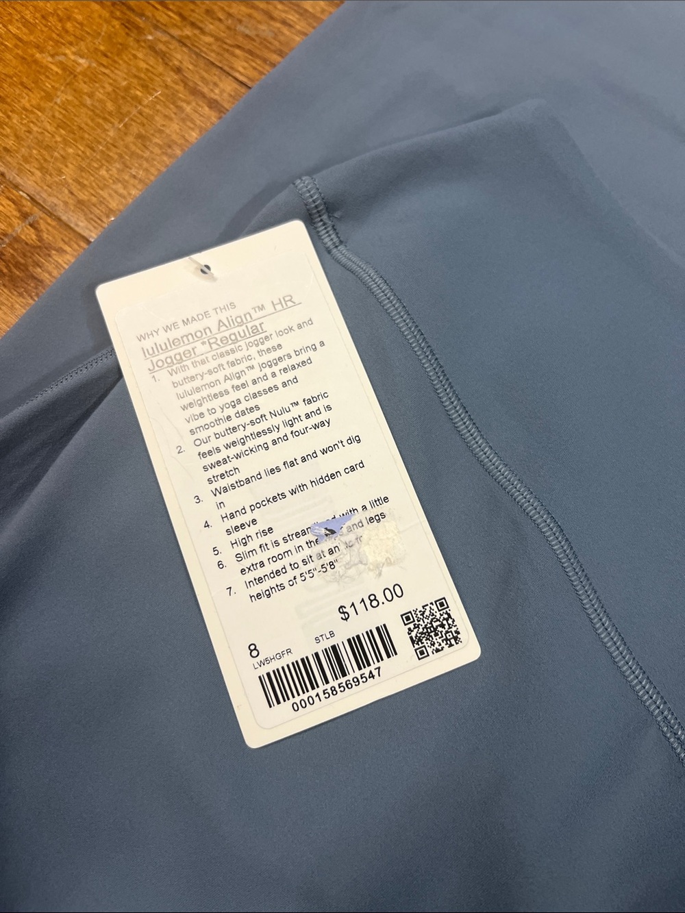41. Lululemon Align High-Rise Jogger *Regular
Steel Blue NWT - Picture 7 of 9